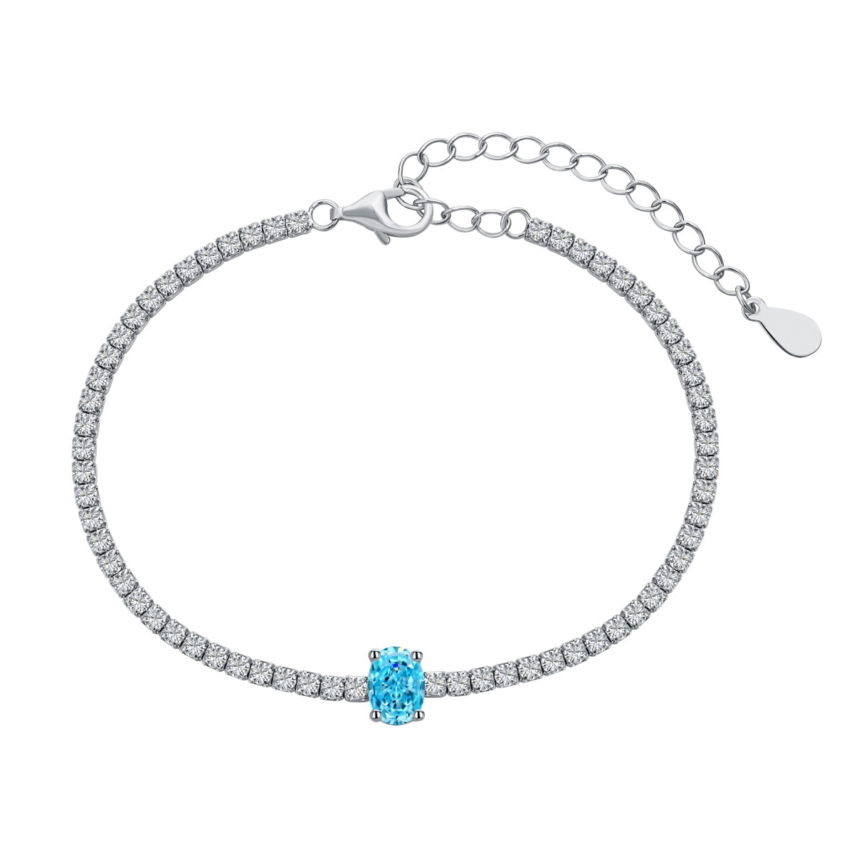 [Windsor Jewelry]0.75 Carat Exquisite Oval Cut Daily Bracelet