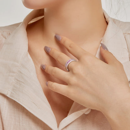 [Windsor Jewelry]Ornate Colorful Radiant Cut Daily Ring