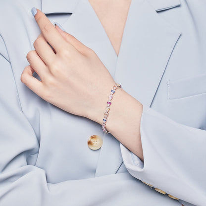 [Windsor Jewelry]Radiant Water Drop Shape Daily Bracelet