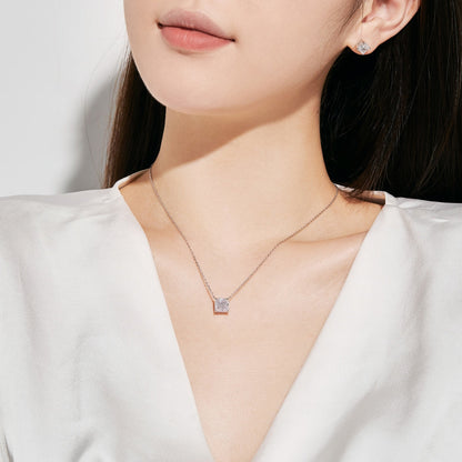 [Windsor Jewelry]1.0 Carat Radiant Princess Cut Wedding Earrings
