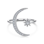 [Tonmkive Jewelry]Eternity Moon & Star Ring