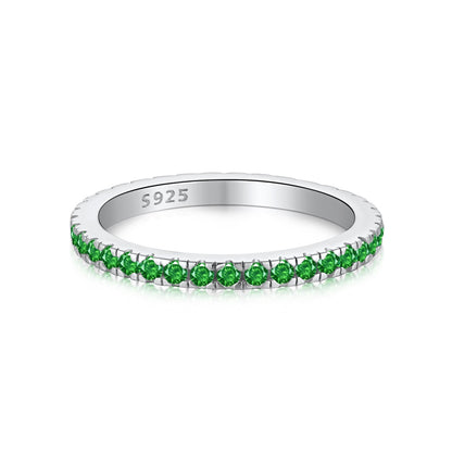 [Windsor Jewelry]Delicate Sparkling Round Cut Daily Ring