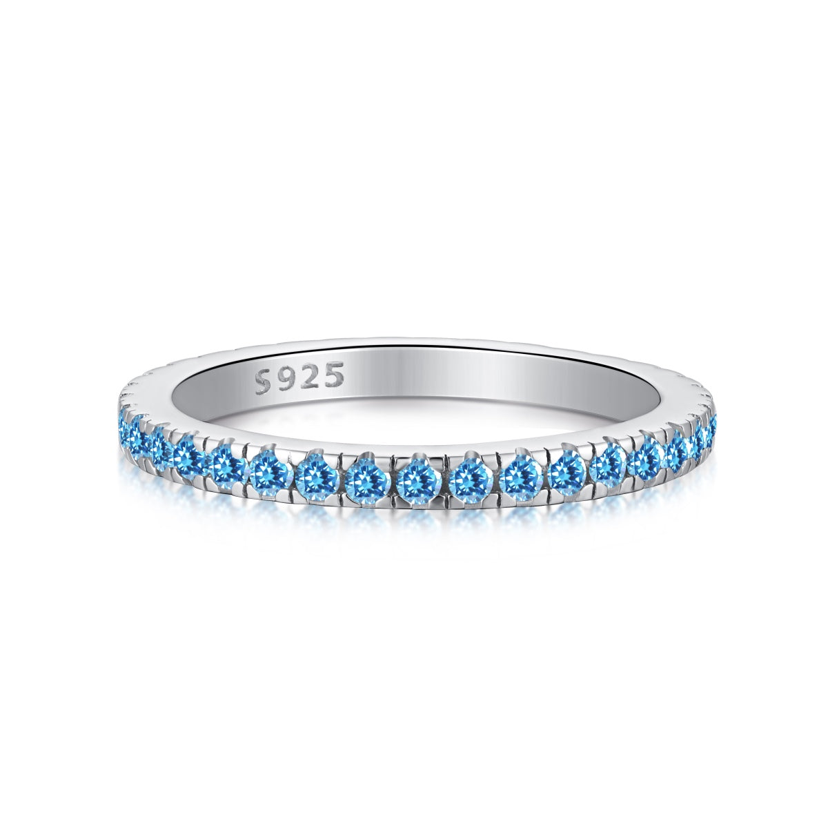 [Windsor Jewelry]Delicate Sparkling Round Cut Daily Ring