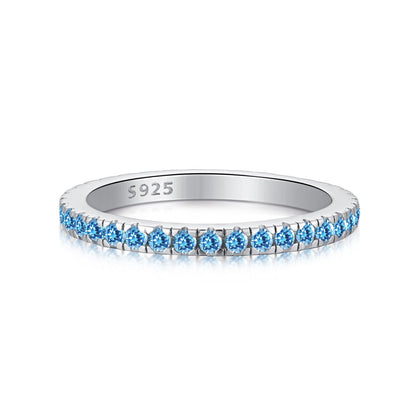 [Windsor Jewelry]Delicate Sparkling Round Cut Daily Ring