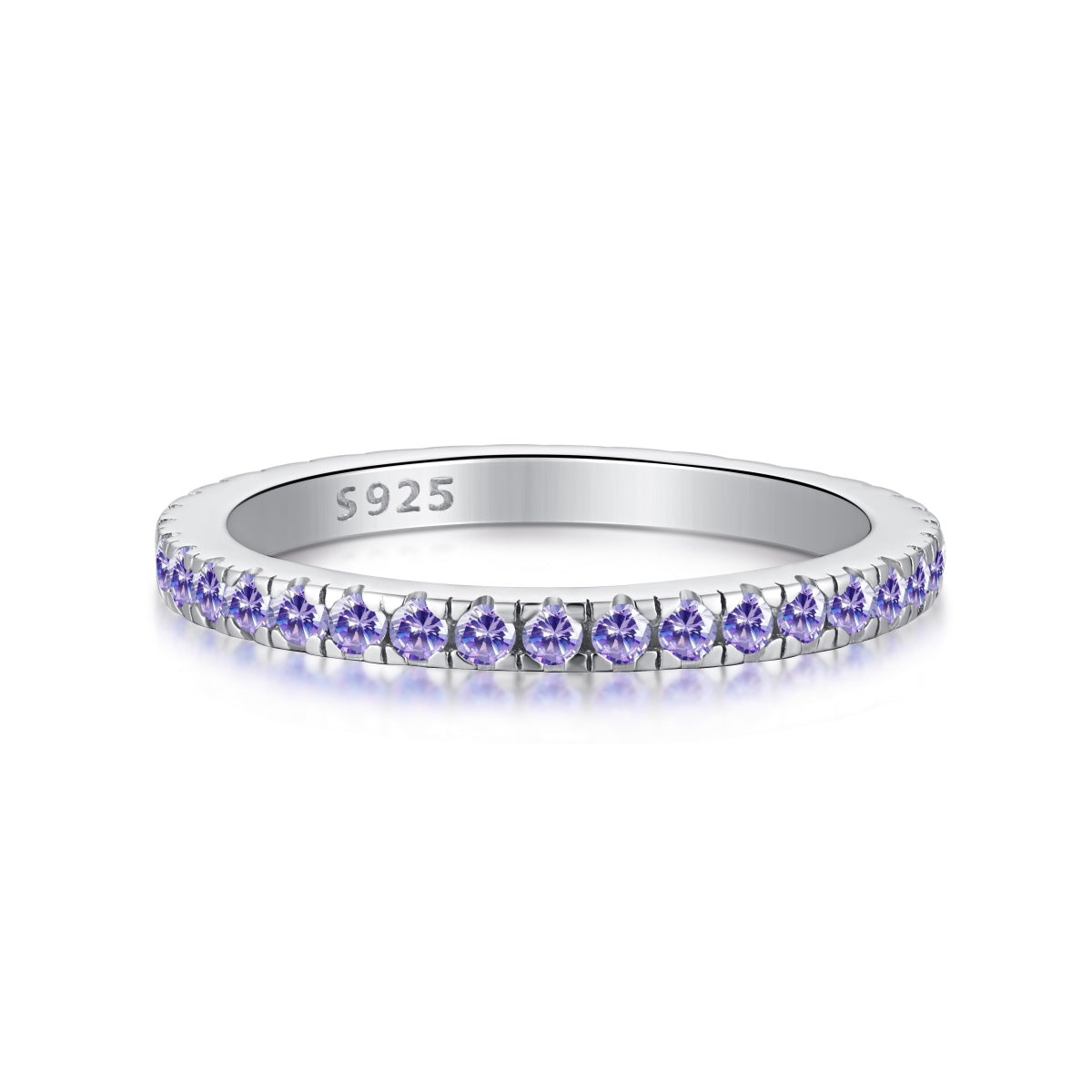 [Windsor Jewelry]Delicate Sparkling Round Cut Daily Ring