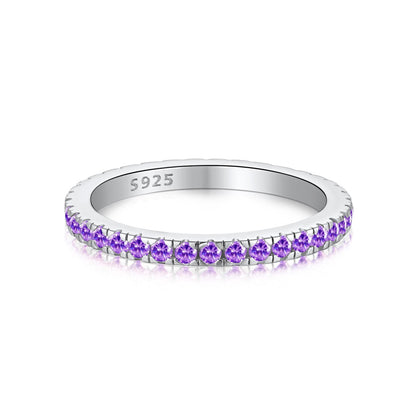 [Windsor Jewelry]Delicate Sparkling Round Cut Daily Ring