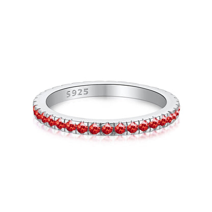 [Windsor Jewelry]Delicate Sparkling Round Cut Daily Ring