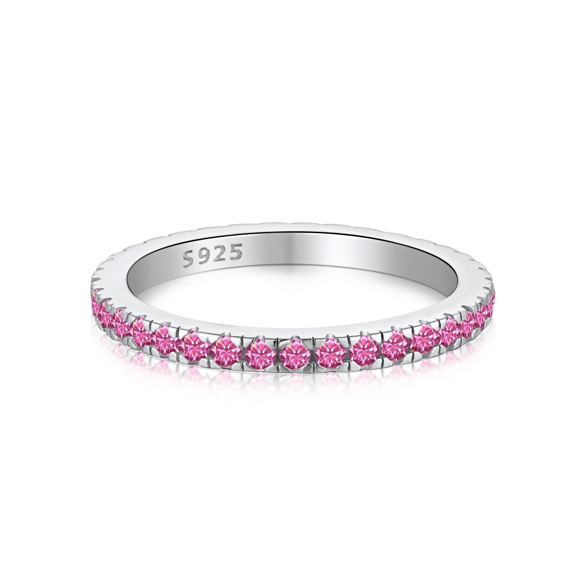 [Windsor Jewelry]Delicate Sparkling Round Cut Daily Ring