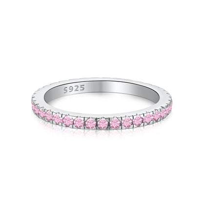 [Windsor Jewelry]Delicate Sparkling Round Cut Daily Ring
