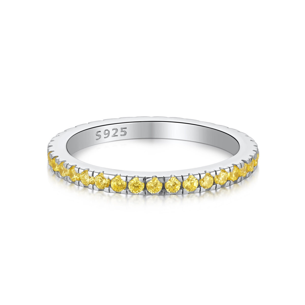 [Windsor Jewelry]Delicate Sparkling Round Cut Daily Ring