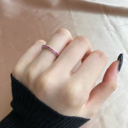 [Windsor Jewelry]Delicate Sparkling Round Cut Daily Ring