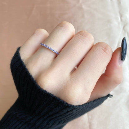 [Windsor Jewelry]Delicate Sparkling Round Cut Daily Ring