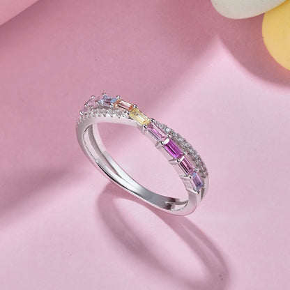 [Windsor Jewelry]Energetic Elegant Radiant Cut Party Ring
