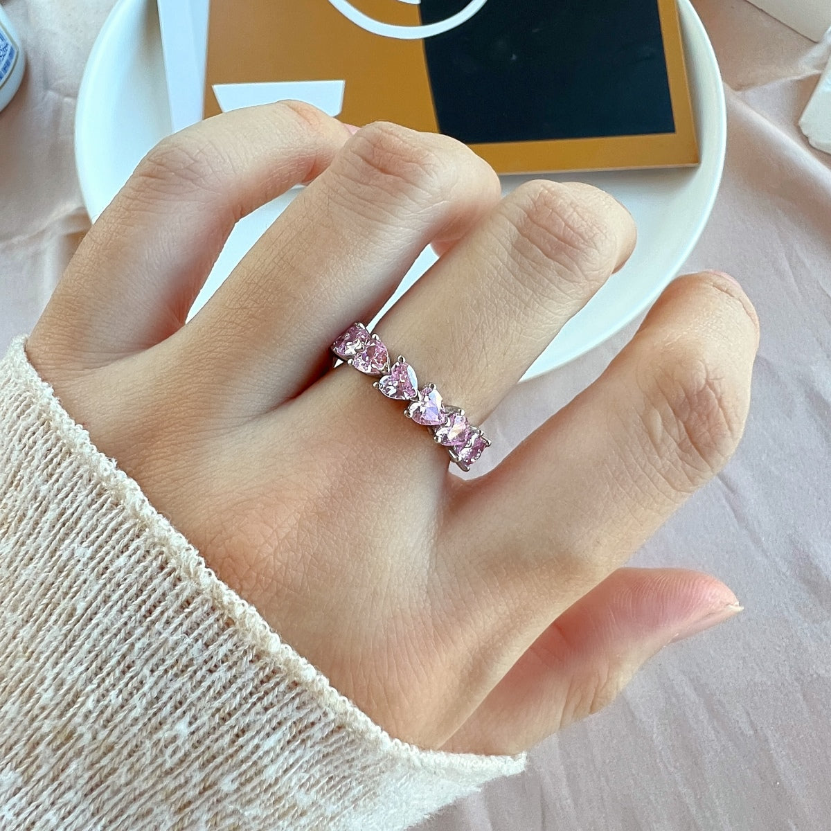 [Windsor Jewelry]0.25 Carat Radiant Romance Heart Cut Lover Ring