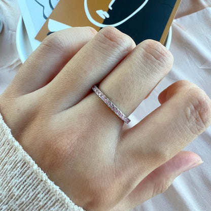 [Windsor Jewelry]Delicate Sparkling Round Cut Daily Ring
