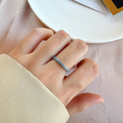 [Windsor Jewelry]Delicate Sparkling Round Cut Daily Ring