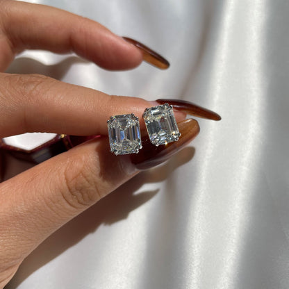 [Windsor Jewelry]Dazzling Square Shape Earrings