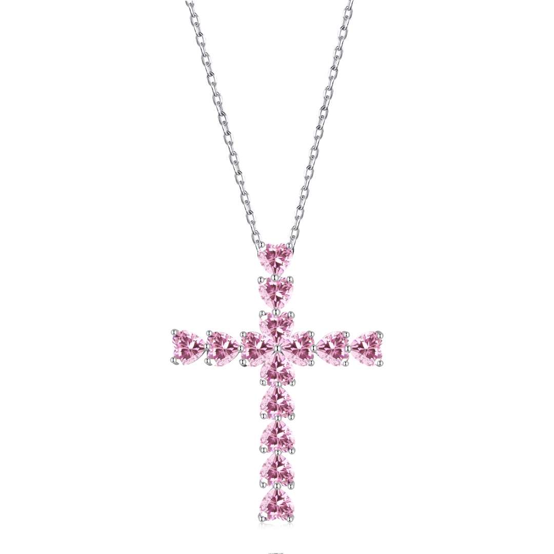 [Windsor Jewelry]Radiant Cross Shape Necklace