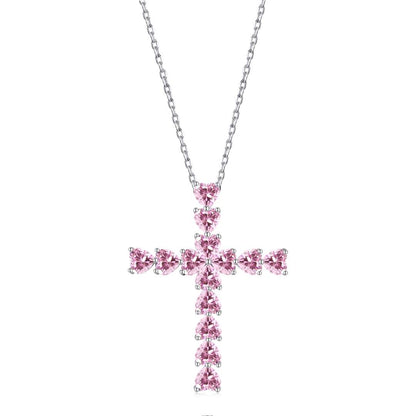 [Windsor Jewelry]Radiant Cross Shape Necklace