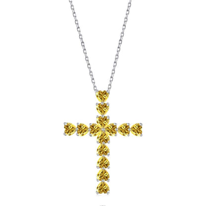 [Windsor Jewelry]Radiant Cross Shape Necklace