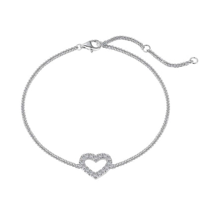 [Windsor Jewelry]Heart Shape Lover Bracelet