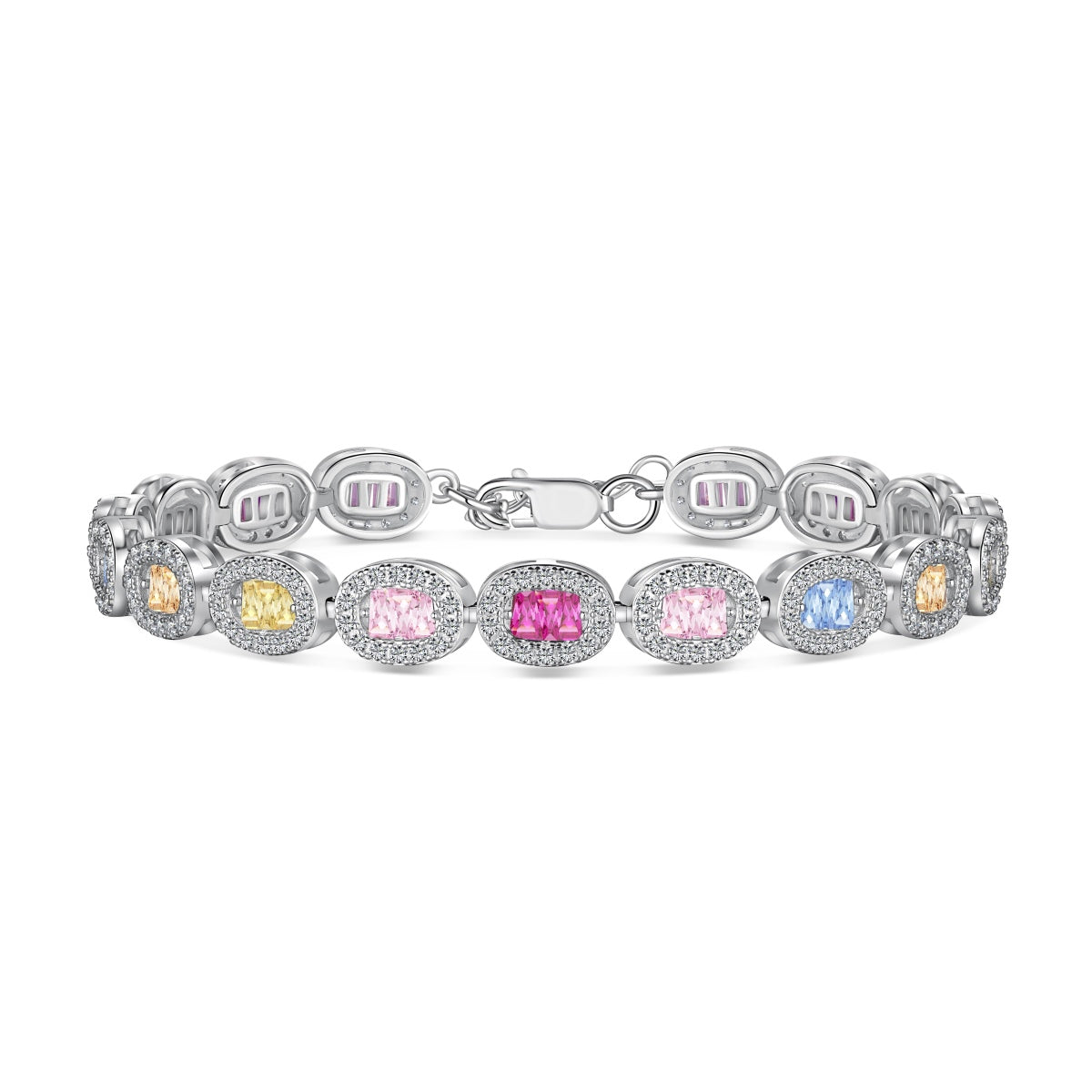 [Windsor Jewelry]Exquisite Ornate Emerald Cut Daily Bracelet