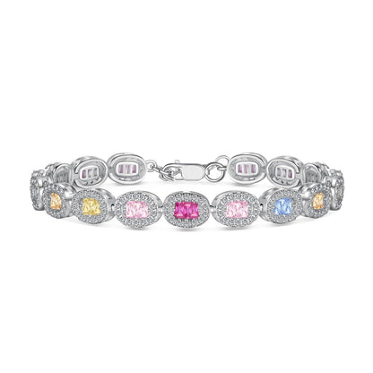 [Windsor Jewelry]Exquisite Ornate Emerald Cut Daily Bracelet