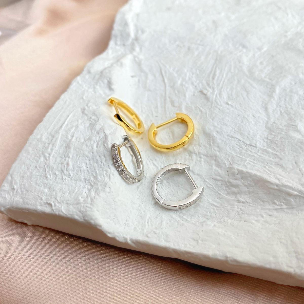 [Windsor Jewelry]Circle Versatile Earrings