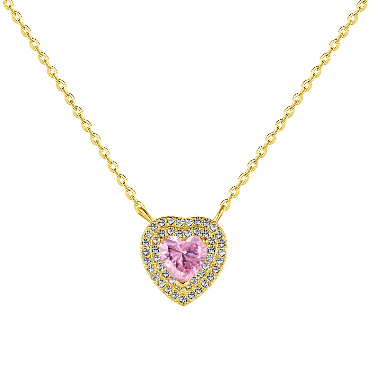 [Windsor Jewelry]Exquisite Heart Shape Necklace