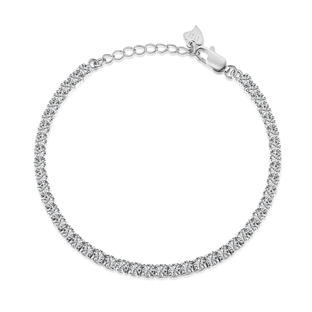 [Windsor Jewelry]Sparkling Round Cut Daily Bracelet