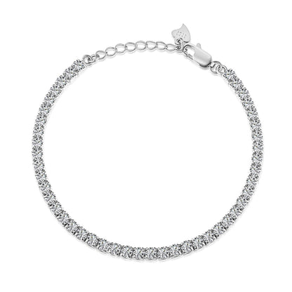 [Windsor Jewelry]Sparkling Round Cut Daily Bracelet