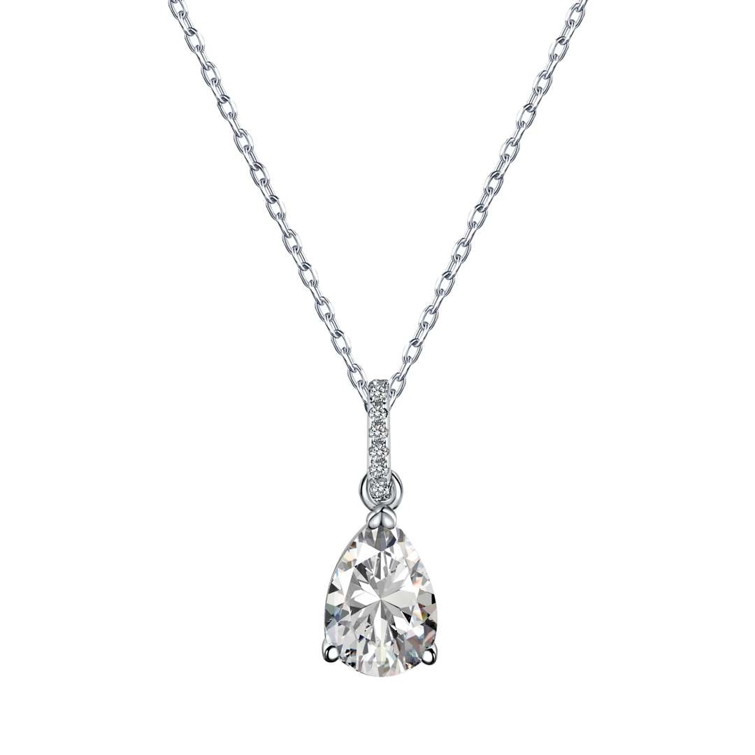 [Windsor Jewelry]Delicate Water Drop Shape Fashion Necklace