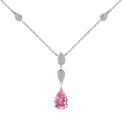 [Windsor Jewelry]Dazzling Pear Cut Necklace