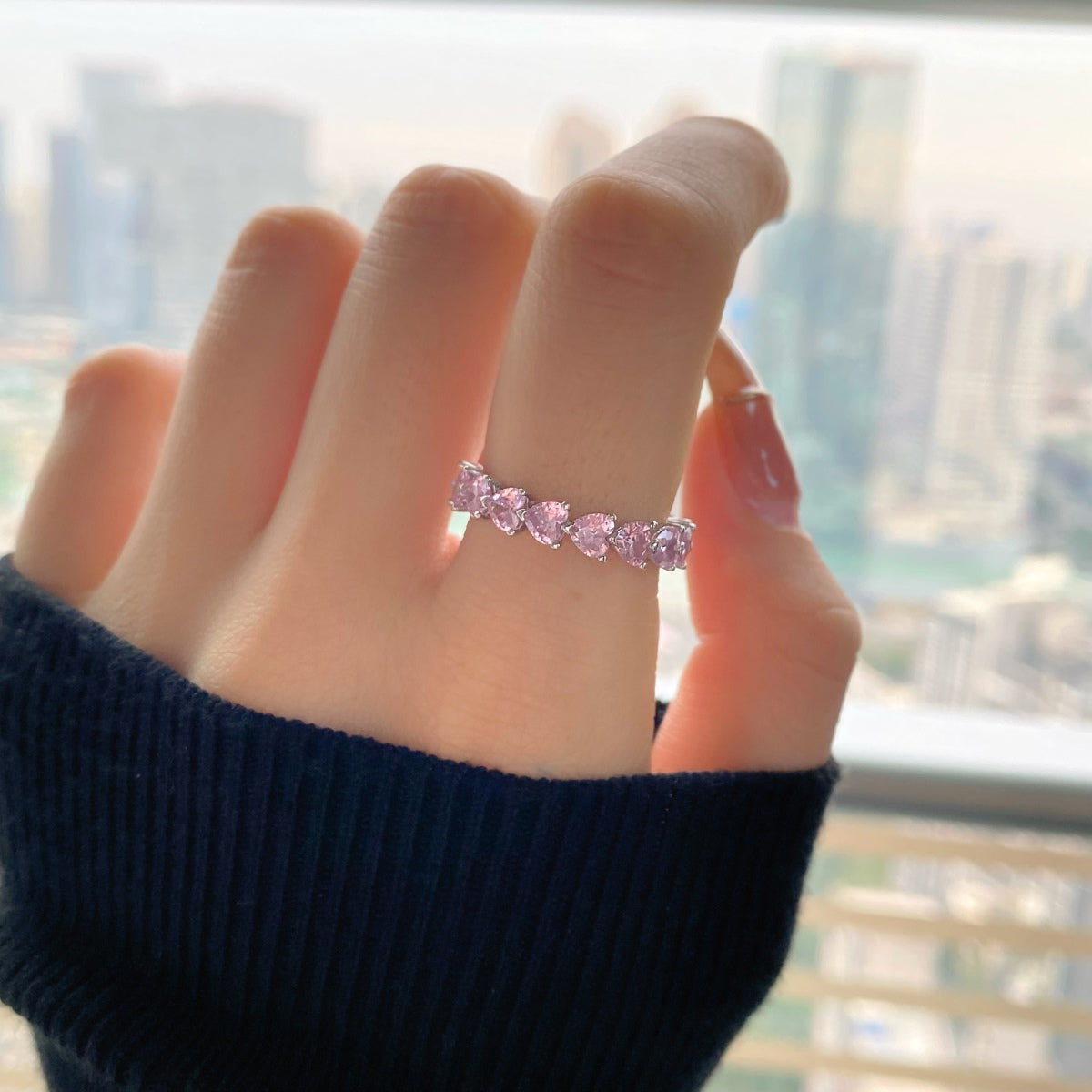 [Windsor Jewelry]0.25 Carat Radiant Romance Heart Cut Lover Ring