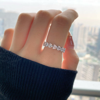 [Windsor Jewelry]0.25 Carat Radiant Romance Heart Cut Lover Ring