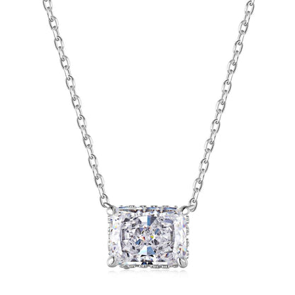 [Windsor Jewelry]Luxurious Square Shape Colorful Necalack