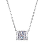 [Tonmkive Jewelry]Luxurious Square Shape Colorful Necalack