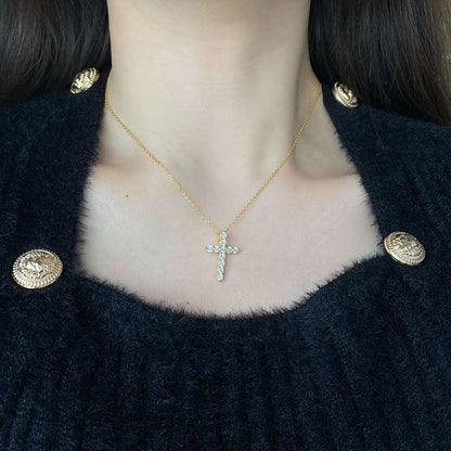 [Windsor Jewelry]Unique Cross Shape Necklace