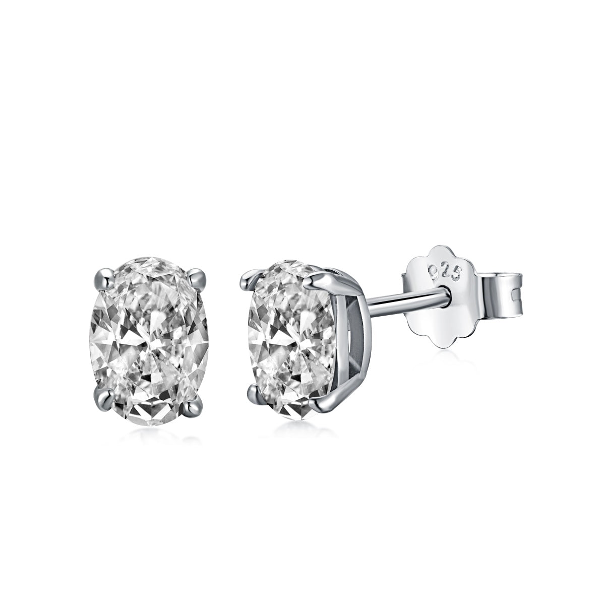 [Windsor Jewelry]Oval Classic Dignified Elegant Earrings