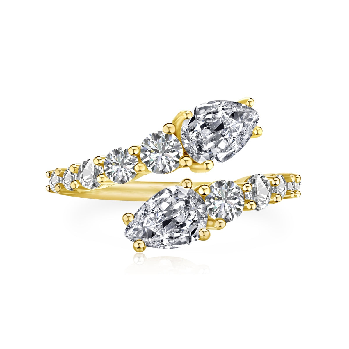 [Windsor Jewelry]Delicate Lively Snake Shape Daily Ring