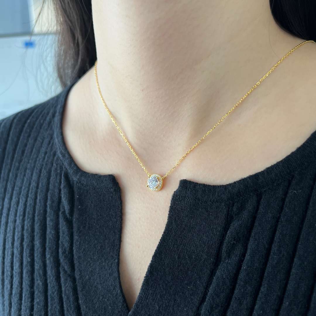 [Windsor Jewelry]Luxurious Round Cut Necklace