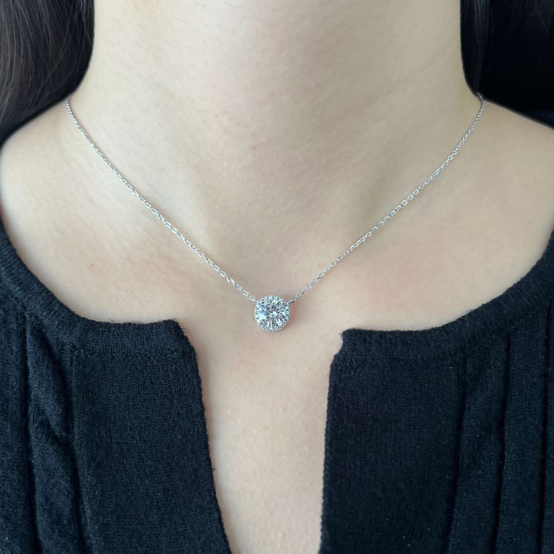 [Windsor Jewelry]Luxurious Round Cut Necklace