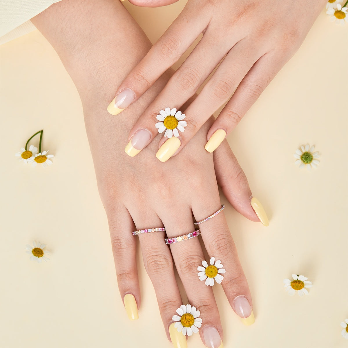 [Windsor Jewelry]Dazzling Lustrous Round Cut Tennis Ring