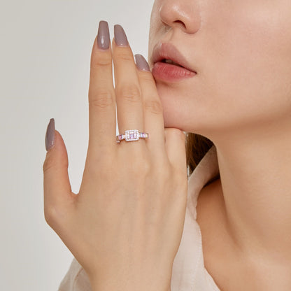[Windsor Jewelry]Exquisite Colorful Radiant Cut Party Ring