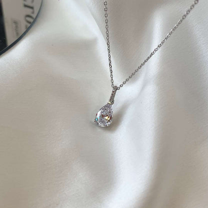 [Windsor Jewelry]Delicate Water Drop Shape Fashion Necklace