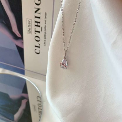 [Windsor Jewelry]Delicate Water Drop Shape Fashion Necklace