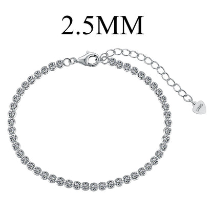 [Windsor Jewelry]Dazzling Sparkling Round Cut Daily Bracelet