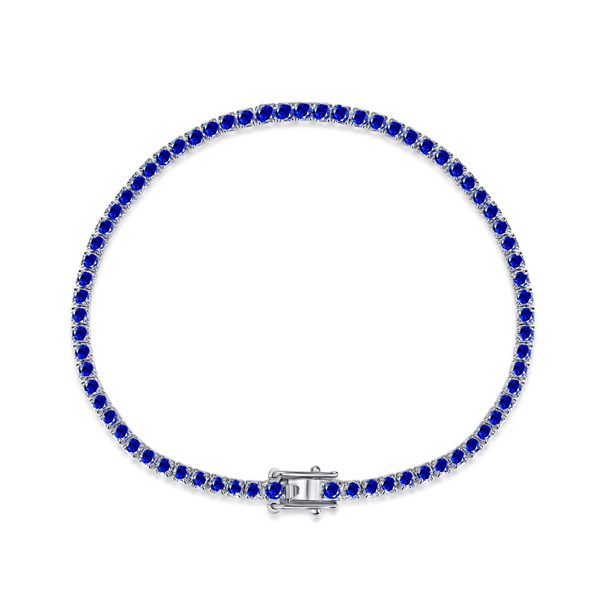 [Windsor Jewelry]Dazzling Colorful Round Cut Daily Bracelet