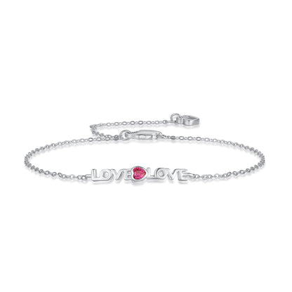 [Windsor Jewelry]Romantic Heart Shape Lover Bracelet