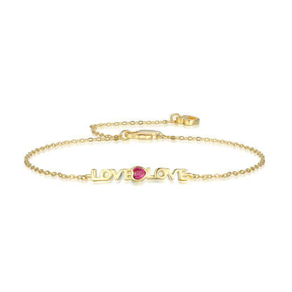 [Windsor Jewelry]Romantic Heart Shape Lover Bracelet